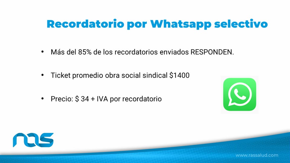 Evento 111122 Ecosistema RAS Salud - 05 Recordatorios por Whatsapp